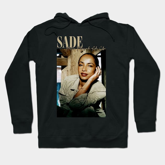 Sade Adu Helen Folasade Adu CBE Hoodie by Pernilla Taavola